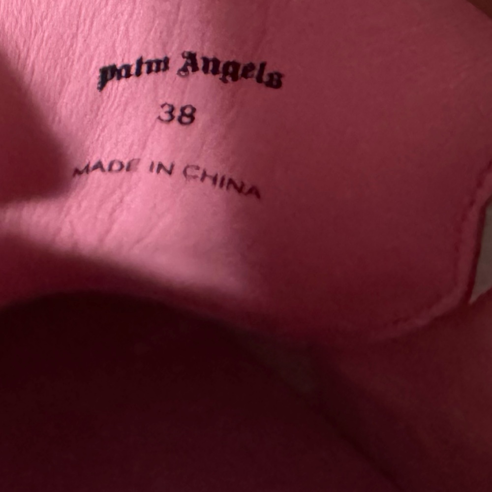 Authentic Palm Angels Pink and White Sneakers - Picture 2 of 4